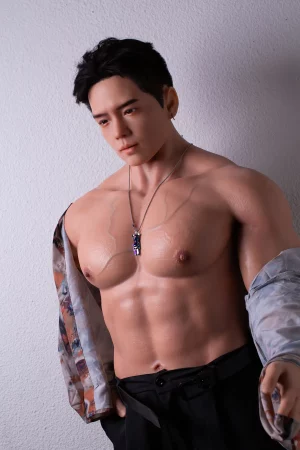 muscular-silicone-male-doll-uk-hendrix-standing-patterned-shirt-necklace